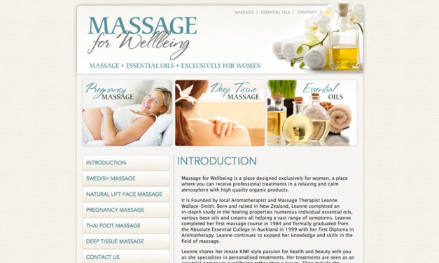 Massage for Wellbeing