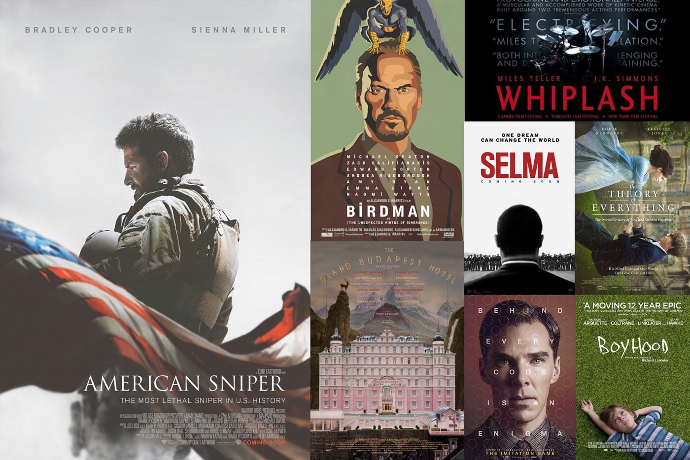 Oscar Nominees: The Poster Review (Part I) - ZevenDesign